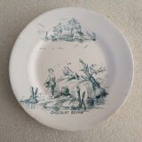 2 mismatched plates Creil-Montereau, Saint Amand