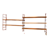 String double wall shelf from the 60s