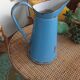 Blue enamelled sheet water broc