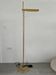 Brass floorlamp Rico and Annemarie Baltensweiler Halo 250 Stako Leuchte