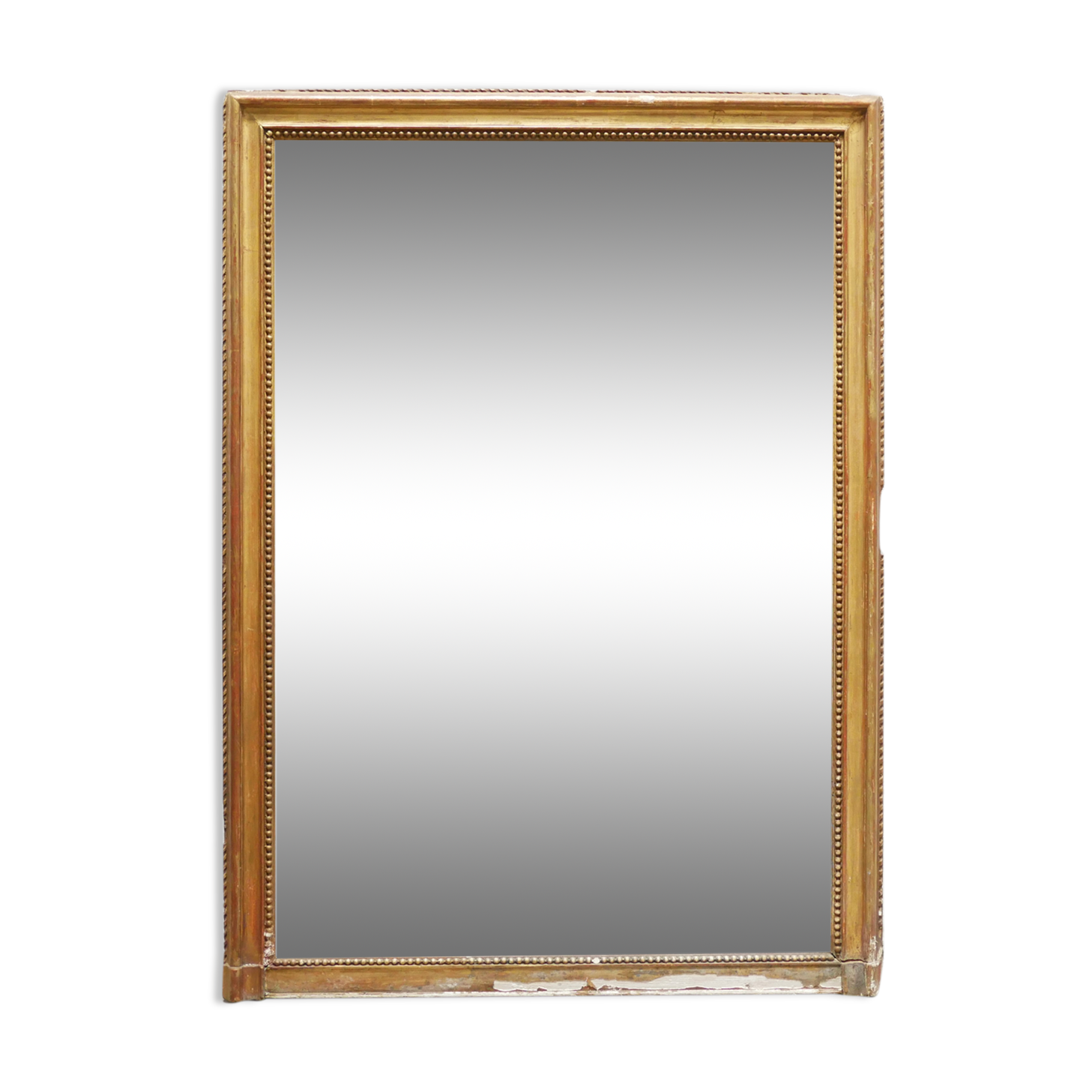 Old rectangular mirror Louis Philippe 150cm x 107cm