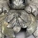 rare 36cm silver tone Metal Florentiner Leaf Theatre Ceiling Light, Italy