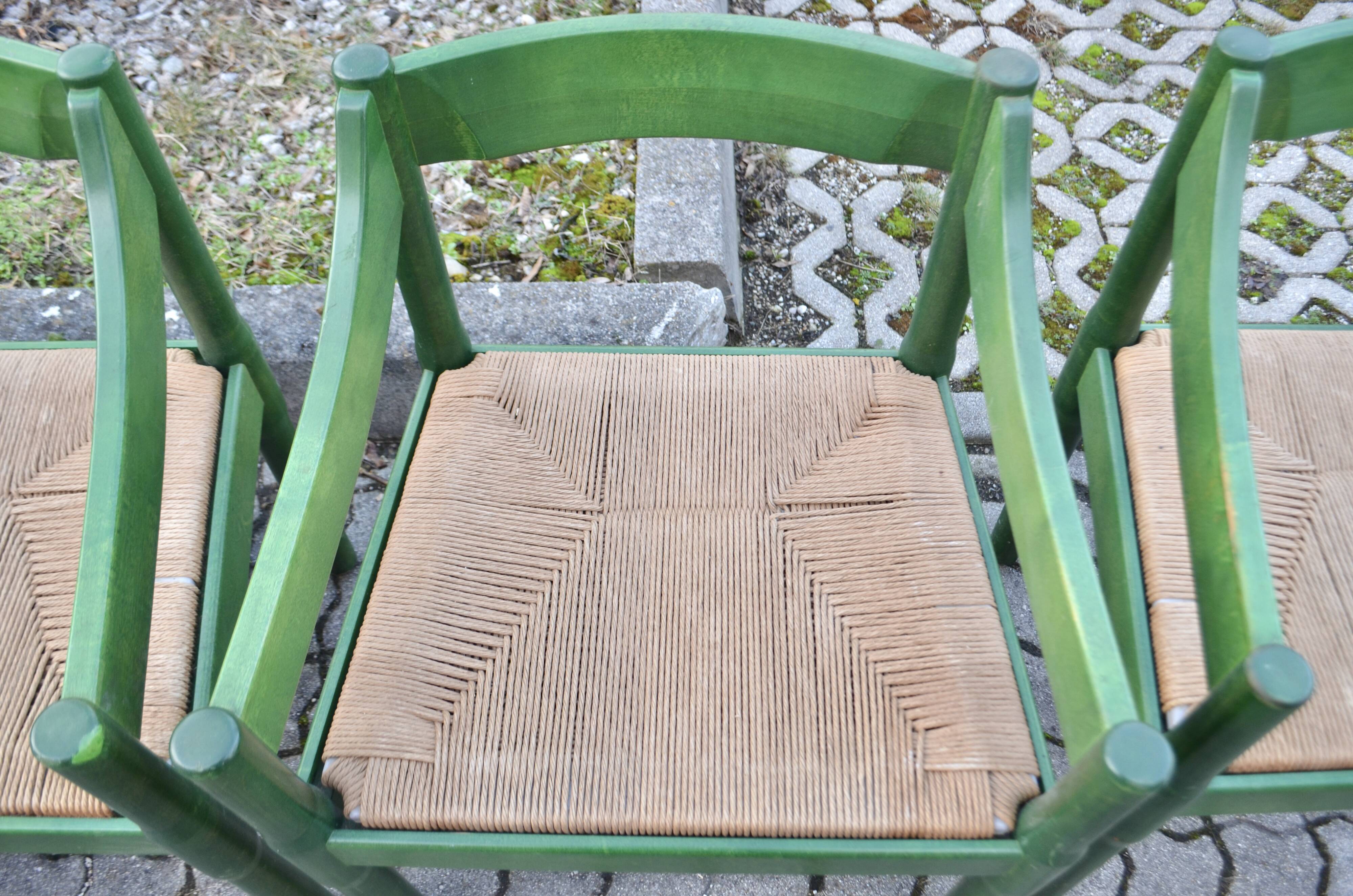 Cassina Model Carimate chair by Vico Magistretti, Set of 6