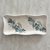 Empty pocket soap dish "Floréal" iron earthenware from Lyon