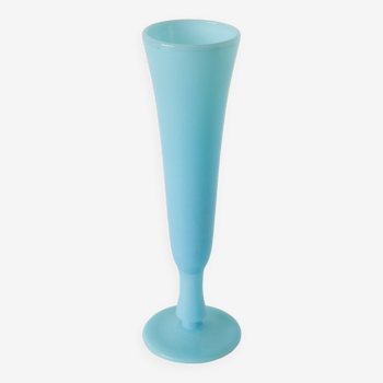 Sky blue opaline vase, 1970