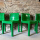 4 chaises modèle 4875 par C. Bartoli pour Kartell, 1970