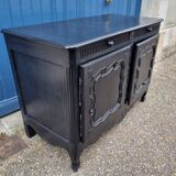 Black Louis XV low sideboard