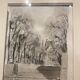 Four small framed watercolors signed Karles