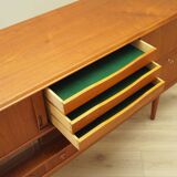 Buffet haut en teck, design danois, années 1970, production : Danemark