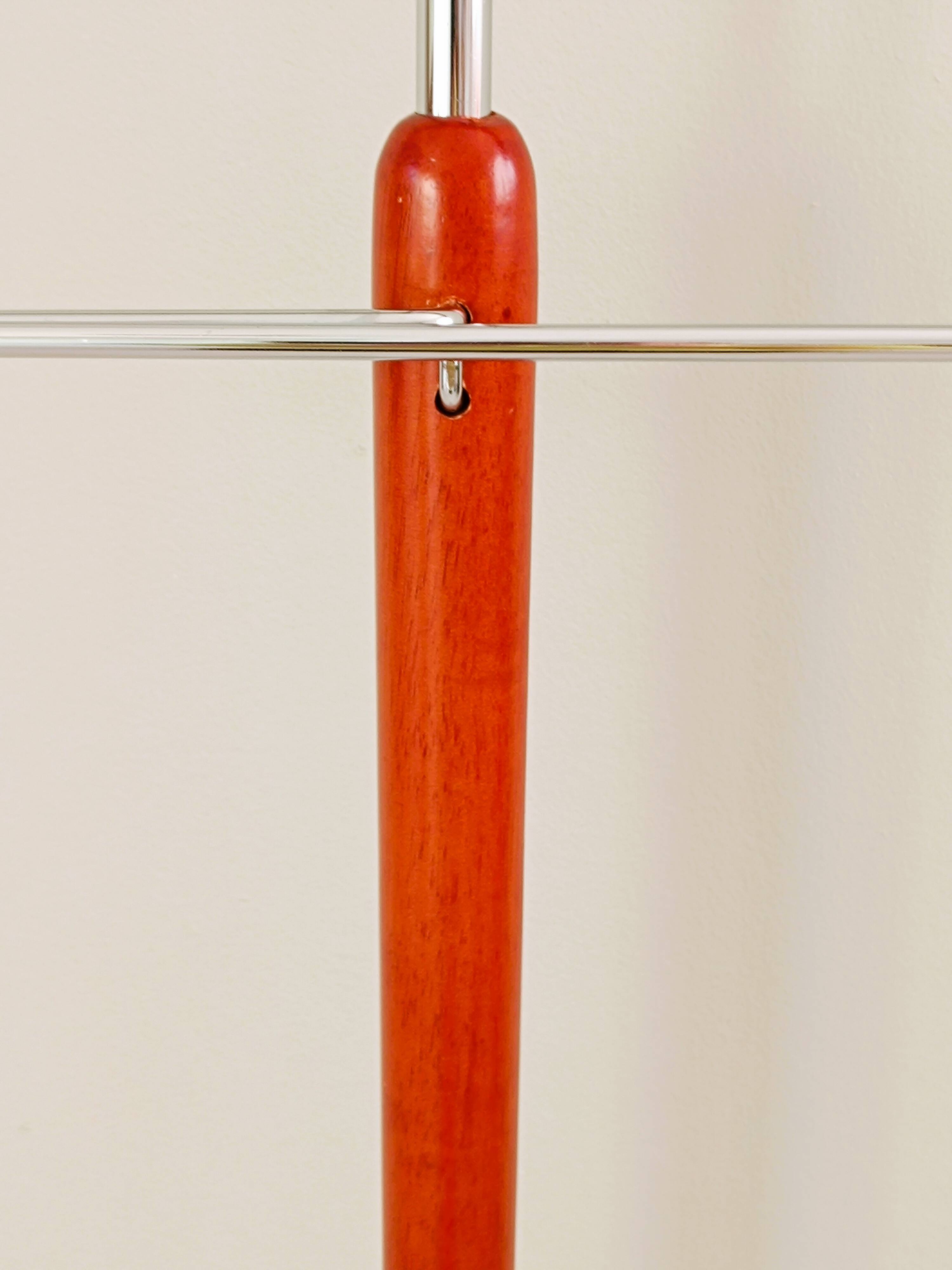 Wooden and metal valet