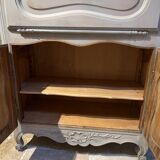 Magnificent Provençal secretary storage furniture made of solid wood with olives.