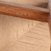 6x Hans J. Wegner Dining Chair CH36 in Oak, 1970s Denmark