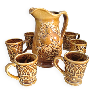 Pichet et ses 6 mugs