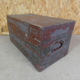 Ancien coffre en bois