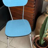 Vintage Blue Formica Chair