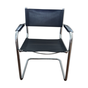 Fauteuil design vintage - cuir