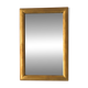 Petit miroir ancien en bois doré et glace biseautée