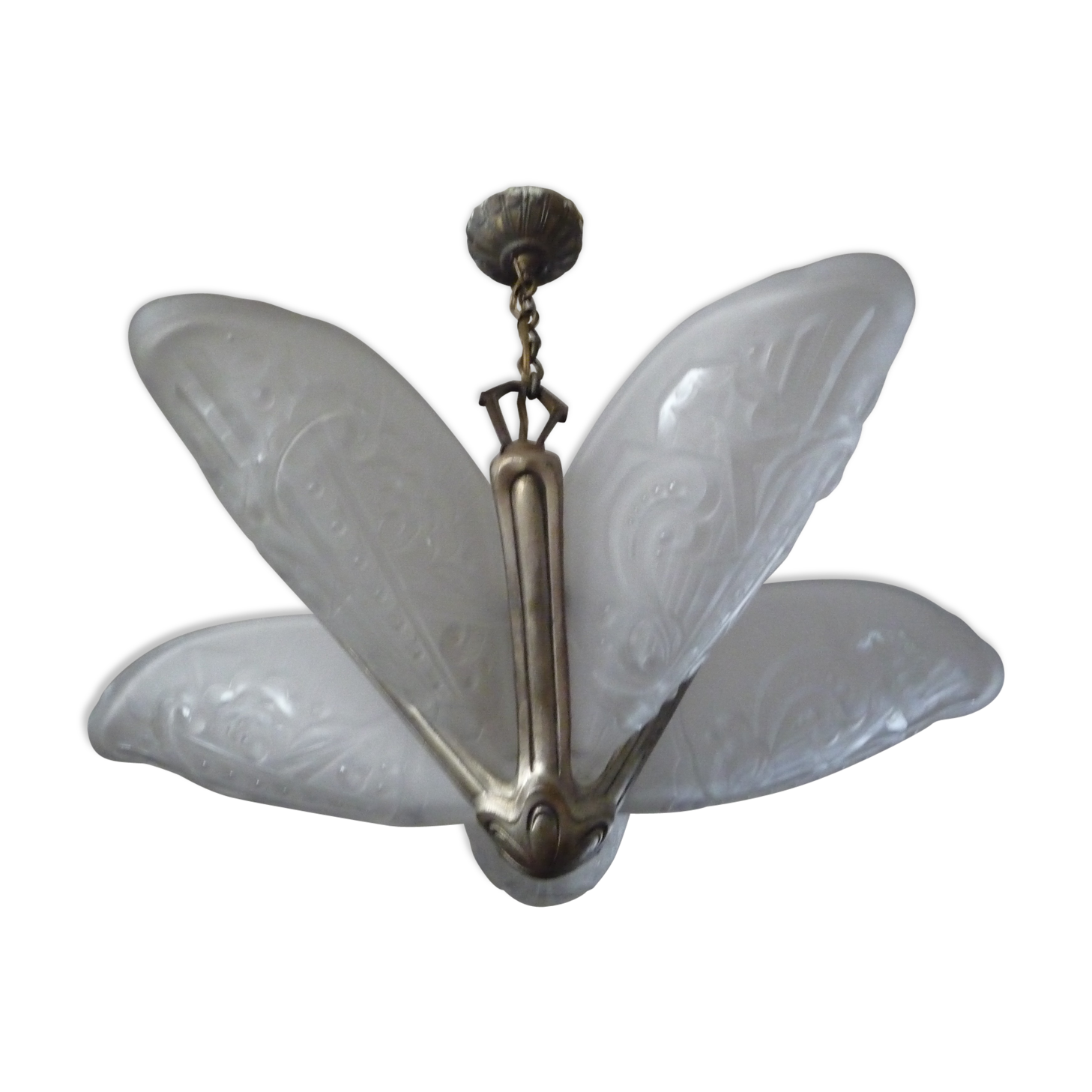 Lustre art deco Val saint Lambert