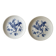 Set of two German porcelain dishes from the 1950s