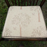 Fauteuil en rotin et bambou vintage