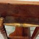 Antique dressing table/vanity unit in wood and marble