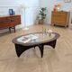 Vintage oval Astro coffee table