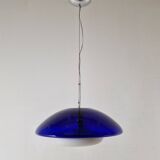 "Bauta" Murano Glass Pendant Lamp by Vistosi, Italy 1980s