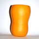 Marmoreal glass shell vase