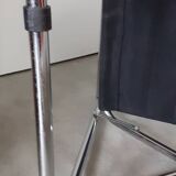 Vintage chrome tubular armchair