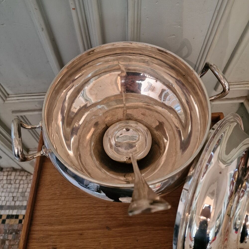 Vintage silver metal punch cup