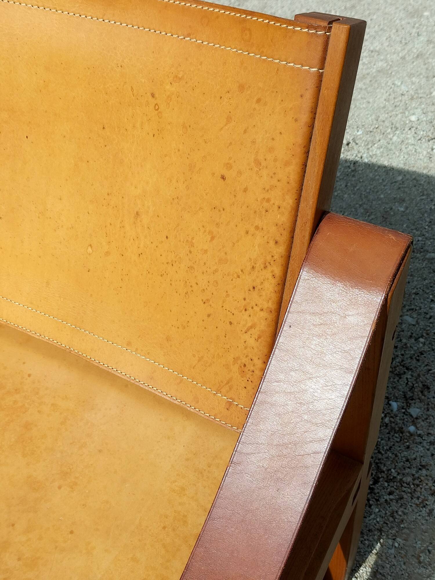 Pair of Lounge Armchairs S10 "Sahara" (Range X) by Pierre Chapo
