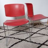 2 Max Stacker chairs red