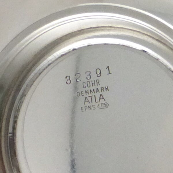 Empty pocket scandinavian cohr silver metal of the 50s/60s