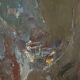 Original Svan Grandin Vintage Oil Painting  Portrait of two men in cafe