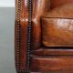 Fauteuil club en cuir de mouton
