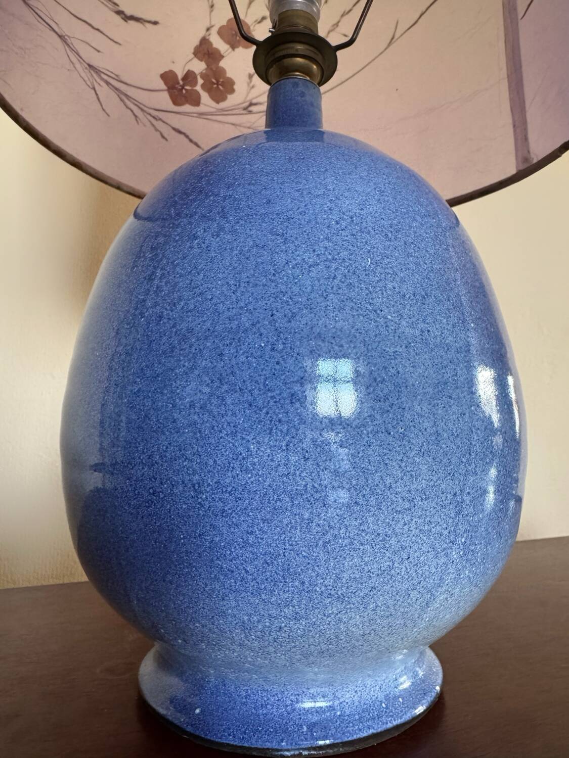 Ceramic lamp Les Cyclades Anduze 60s