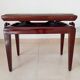 Tabouret de piano vintage en acajou massif années 60