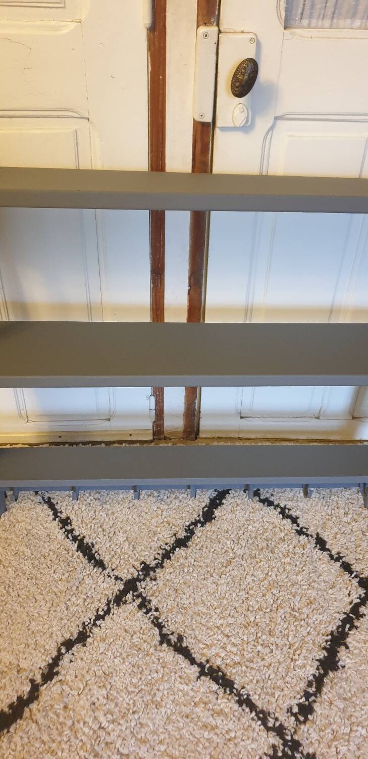 Coat rack wall shelves