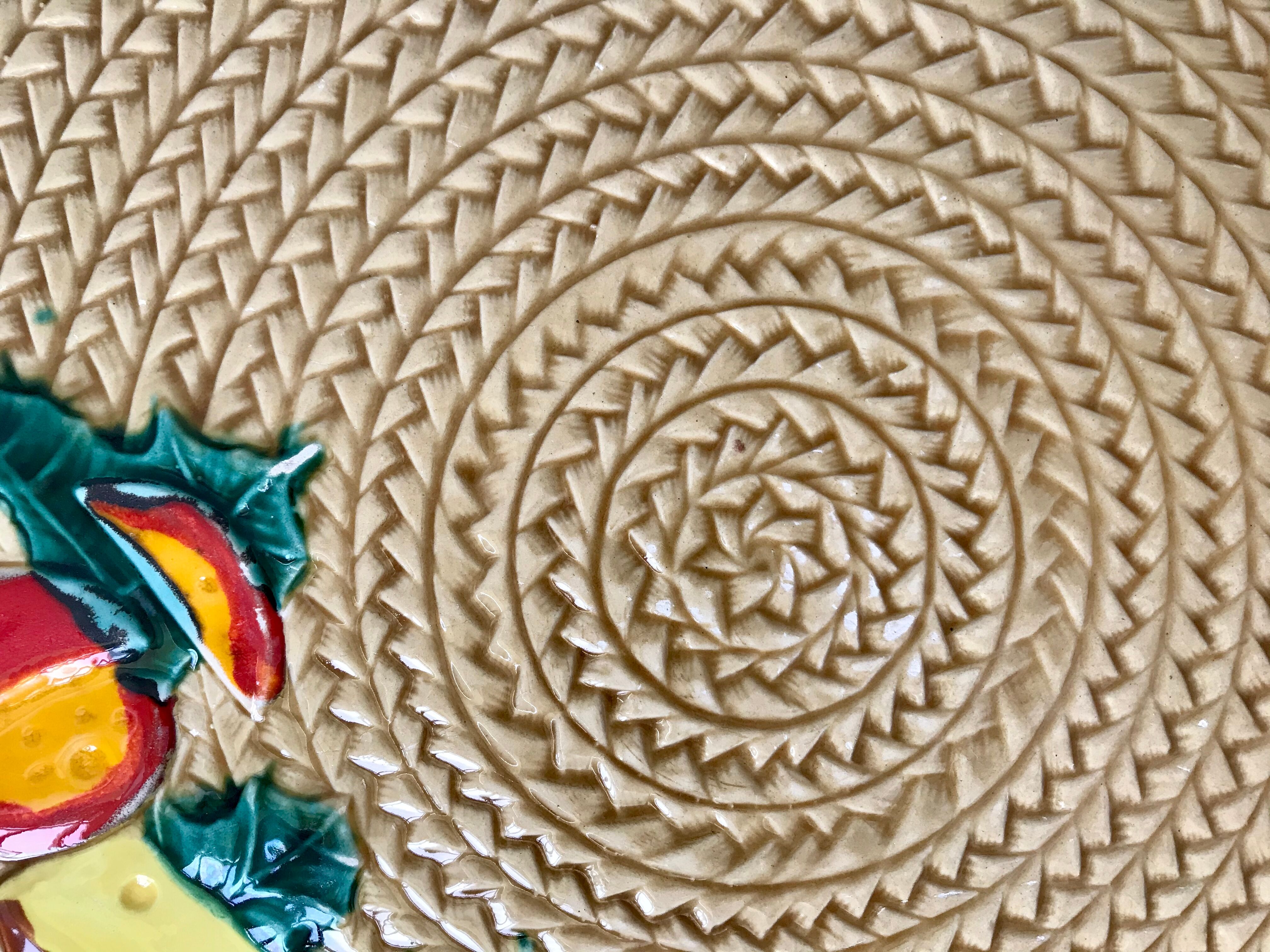 60s wicker style slurry cheese platter