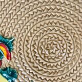 60s wicker style slurry cheese platter