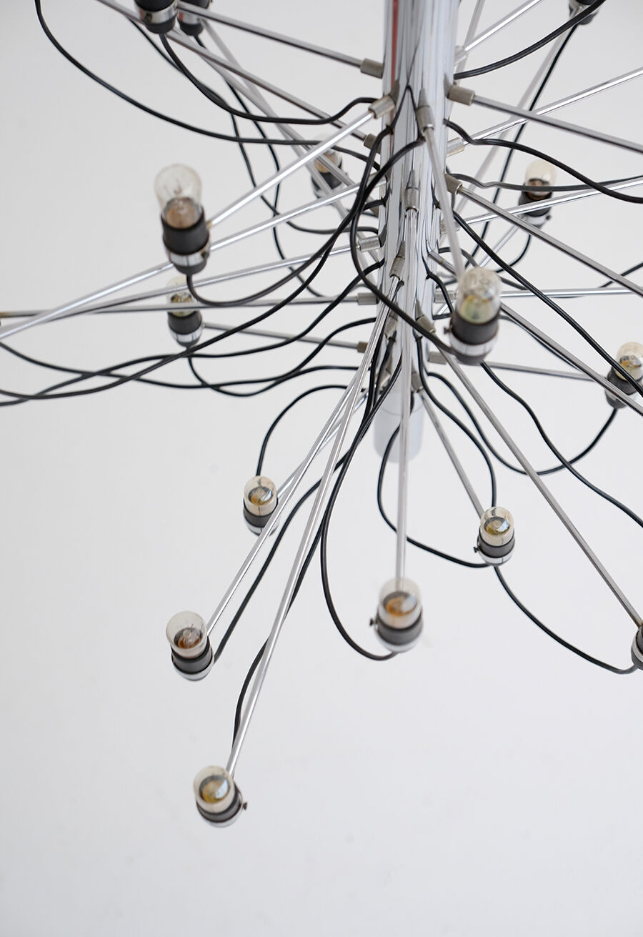 Chandelier designed by Gino Sarfatti for Arteluce in 1958