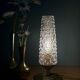 Vintage glass tulip table lamp