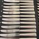 Set of 24 Art Deco knives silver metal