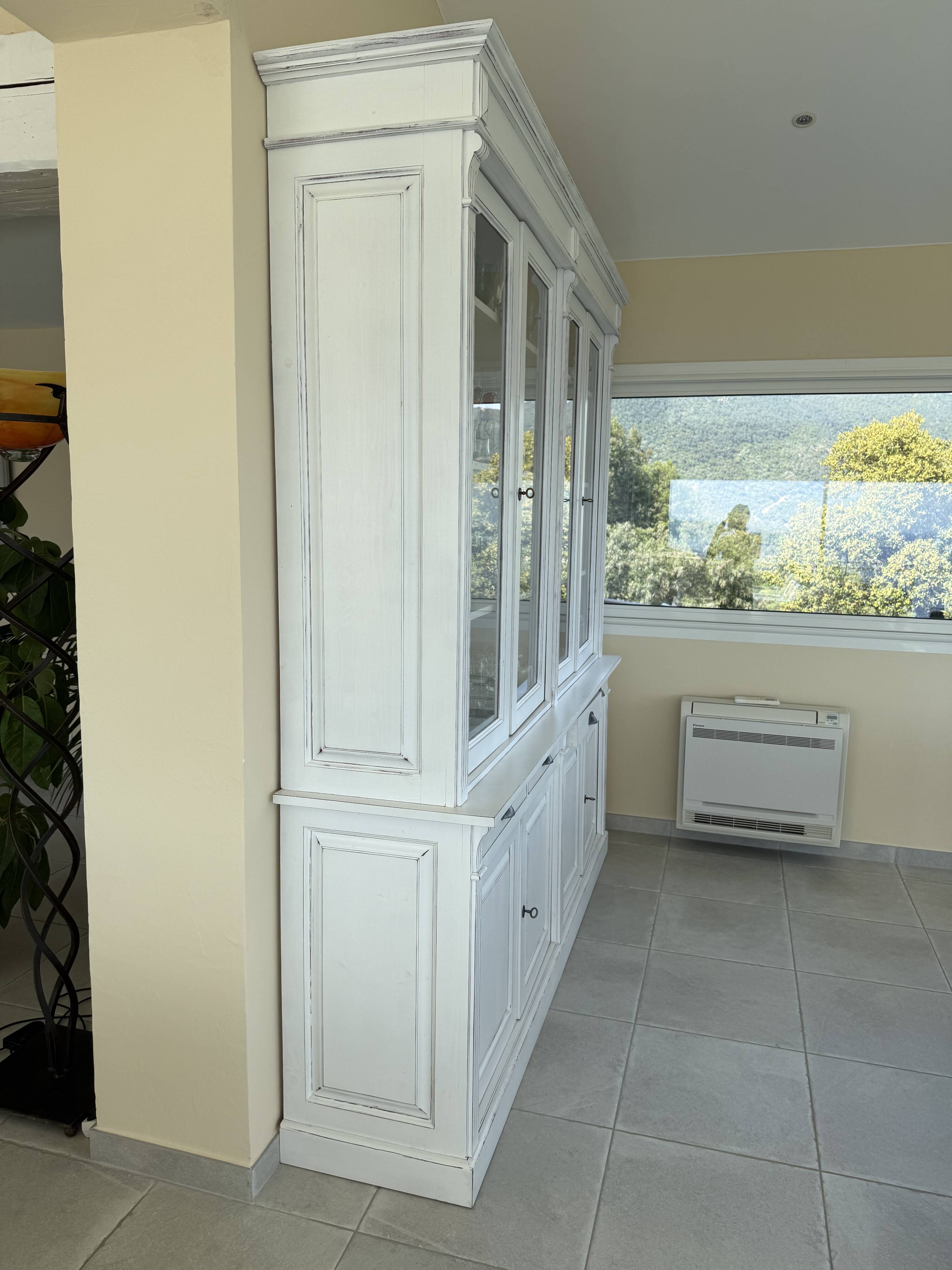 Large white sideboard