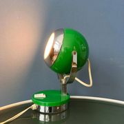 Vintage green space age eyeball table lamp