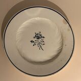 9 assiettes anciennes Longwy, 1930