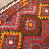 Vintage Maimana rug, handmade, Afghanistan mid century