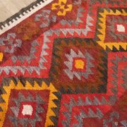 Tapis vintage Maimana, fait main, afghanistan milieu du siecle