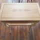 Console en marqueterie