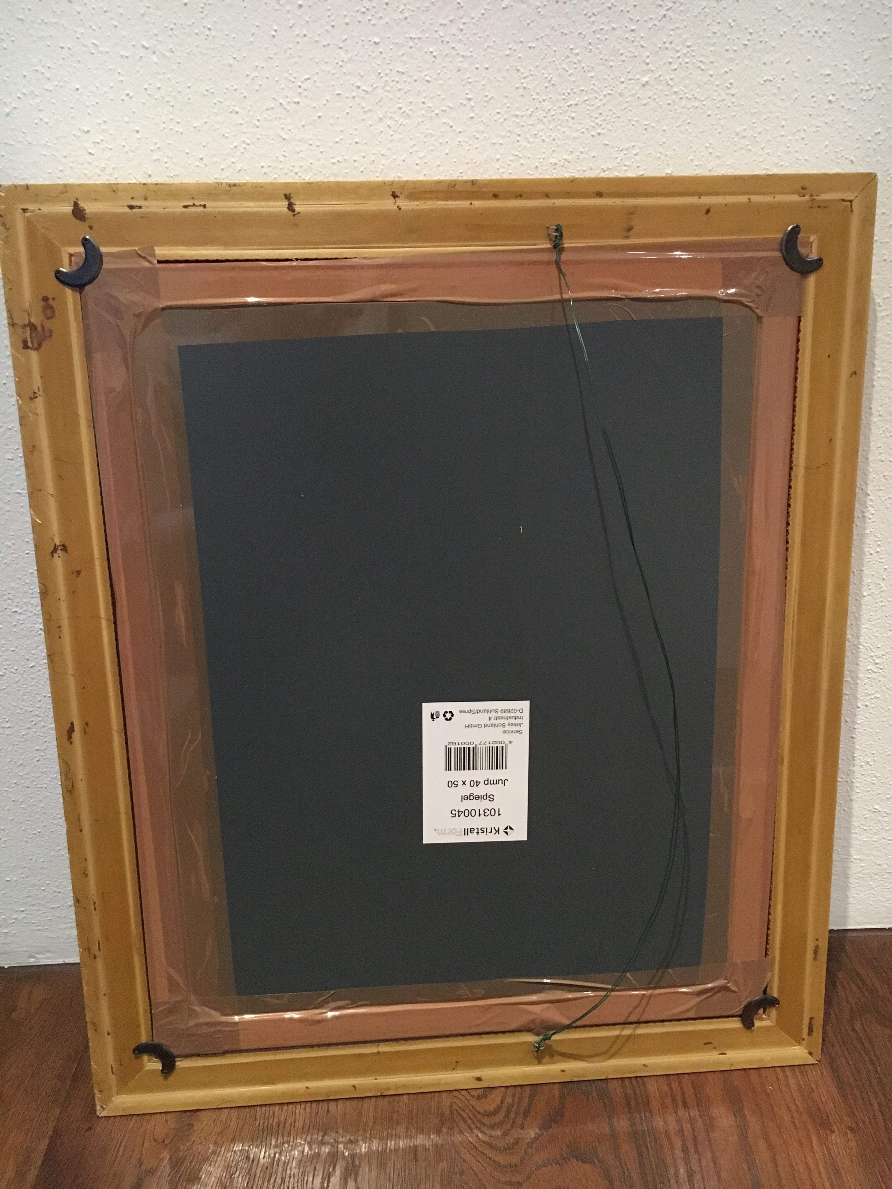 Mirror gilded wood 65 cm x 45cm